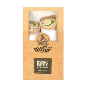 Roast Beef & Cheddar Brown Wrap