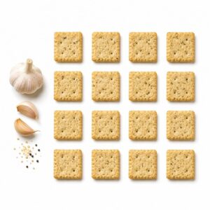 Gluten Free Garlic Crackers